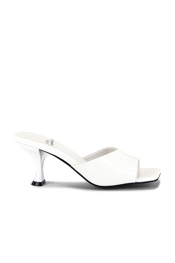 view 1 of 2 Mr Big Mule in White Patent