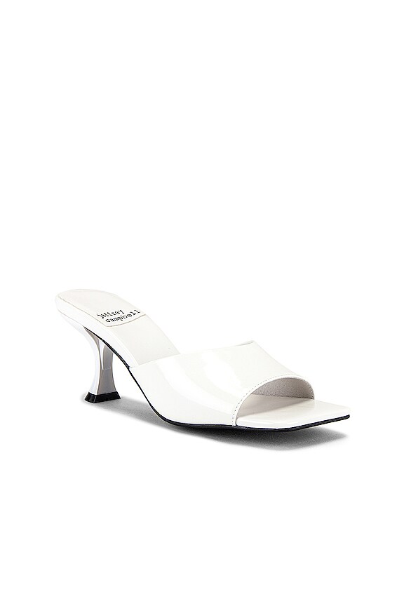 view 2 of 2 Mr Big Mule in White Patent