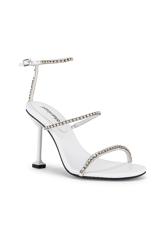 view 2 of 5 САНДАЛИИ DEMONIC in White Silver