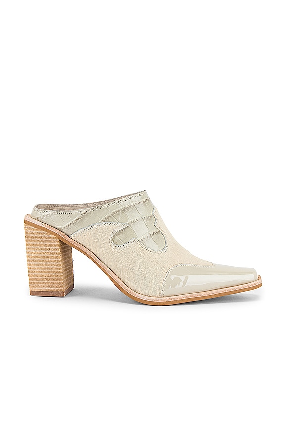 Jeffrey Campbell Cowgirl Mule in Ivory Exotic Multi | REVOLVE