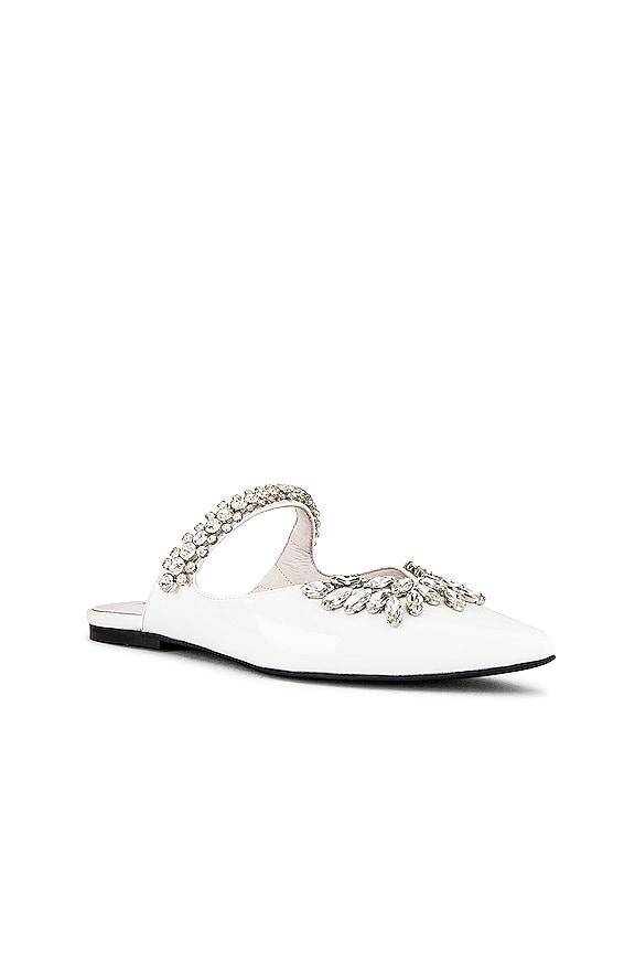 view 2 of 5 PLAT LORI in White Patent Silver