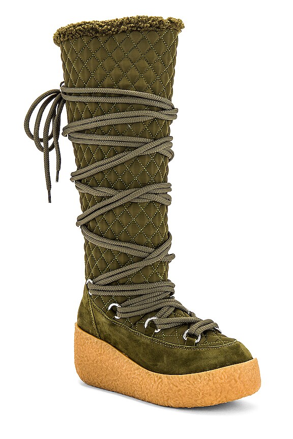 view 2 of 5 CAMPHOR ブーツ in Khaki Suede