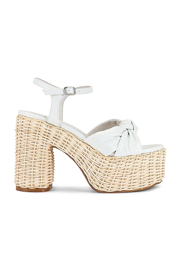 view 1 of 5 Tea Party Platform Sandal in White