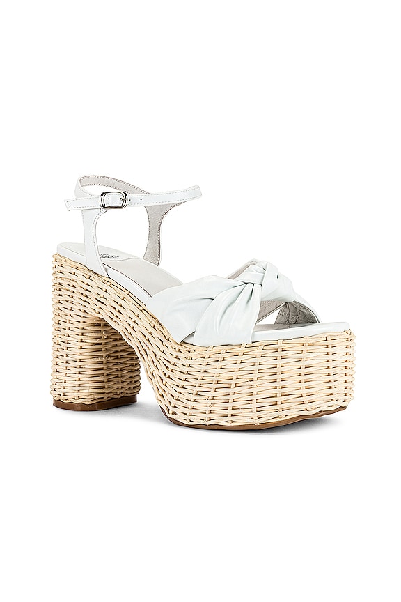 view 2 of 5 Tea Party Platform Sandal in White