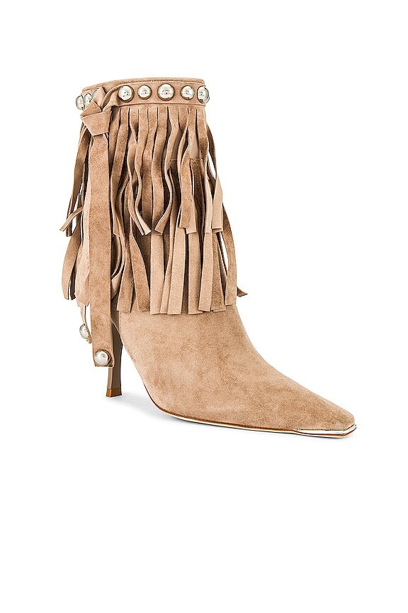 view 2 of 6 Trotting Boot in Natural Suede