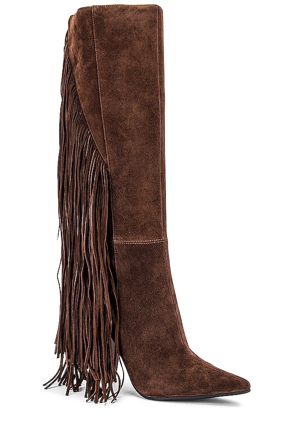 view 2 of 5 BOTTINES GALLOPING in Brown Suede