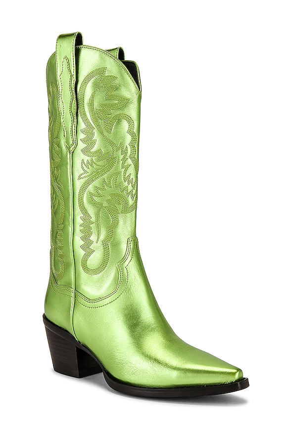 view 2 of 5 DAGGET ブーツ in Green Metallics