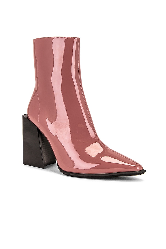 view 2 of 5 LA Siren Bootie in Dark Rose Patent