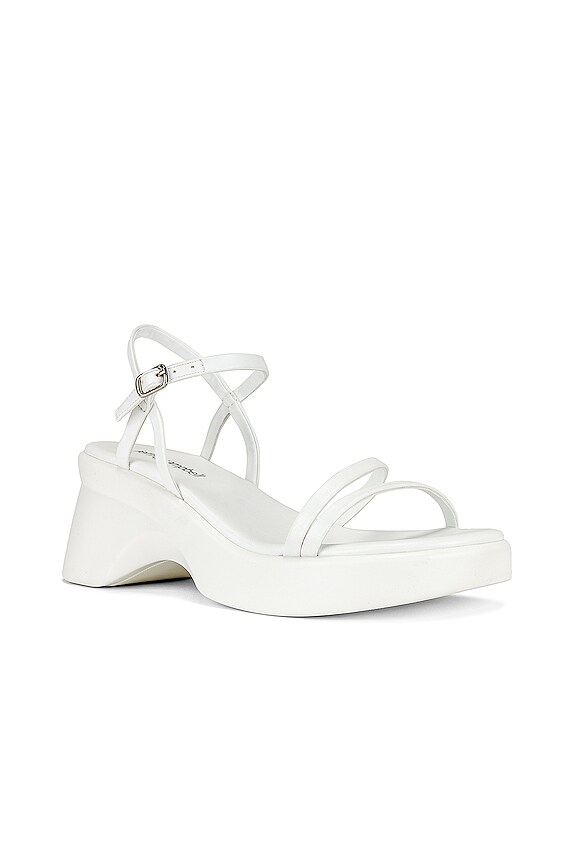 view 2 of 5 Leonel Platform Sandal in White