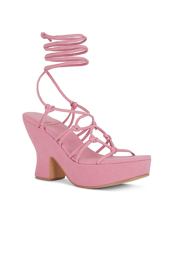 view 2 of 5 САНДАЛИИ SHINDIA in Pink Denim