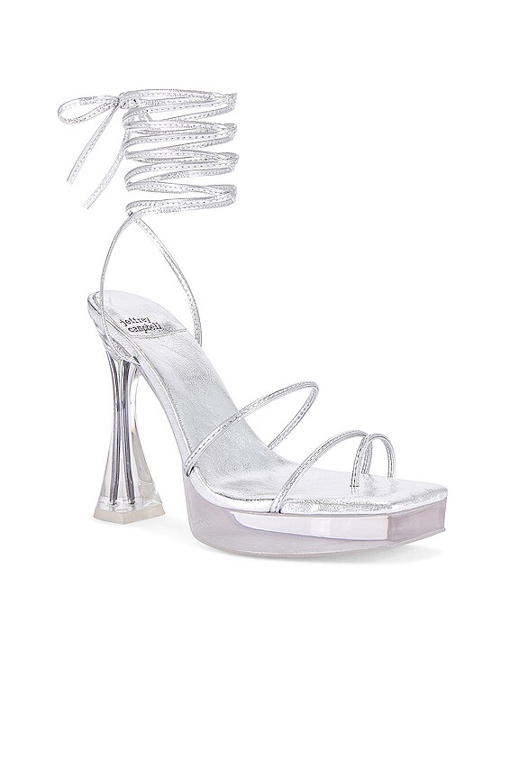 view 2 of 5 TACÓN MADONNA in Silver-Clear