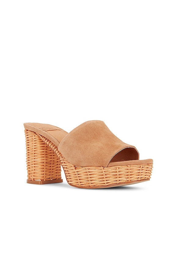 view 2 of 5 MAGDA 뮬 in Tan Suede
