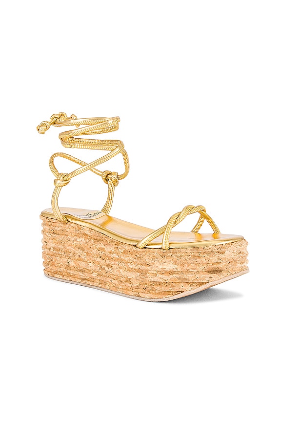 view 2 of 5 САНДАЛИИ CAMILLIA PLATFORM in Gold