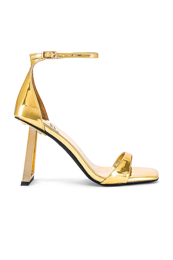 Jeffrey Campbell Industrial Heel in Gold | REVOLVE