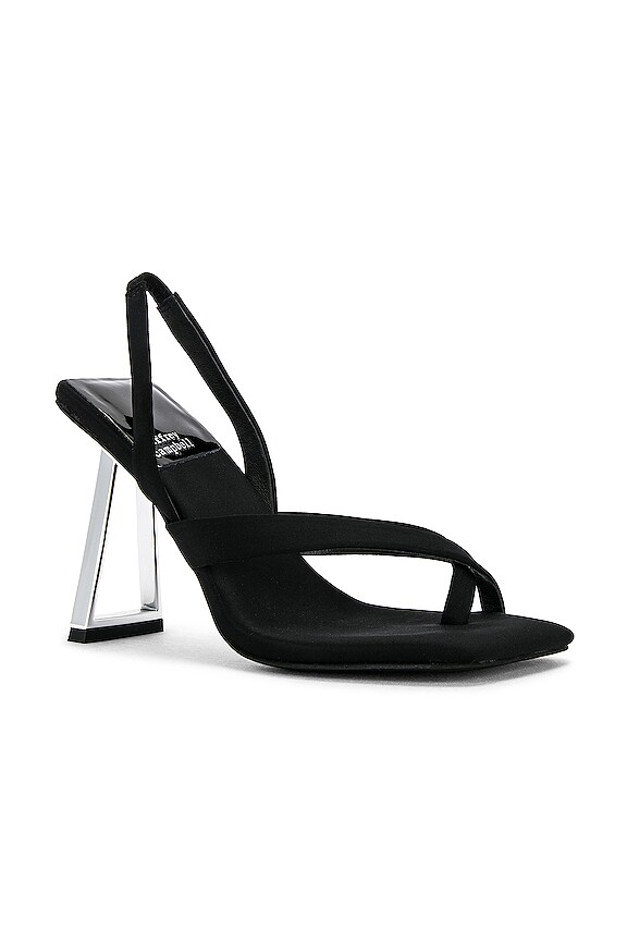 view 2 of 5 Mercantile Sandal in Black Neoprene & Silver