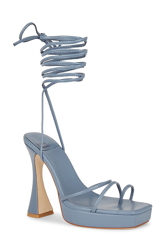 view 2 of 5 Primadonna Platform Sandal in Dusty Blue