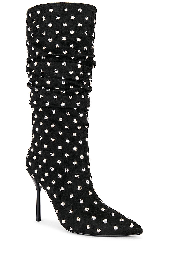 view 2 of 5 The Stud Boot in Black & Pewter