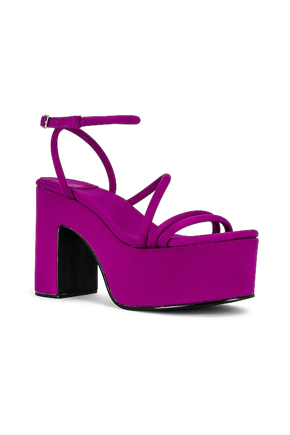 view 2 of 5 SANDALIA DE PLATAFORMA PLATFORM in Purple Neoprene