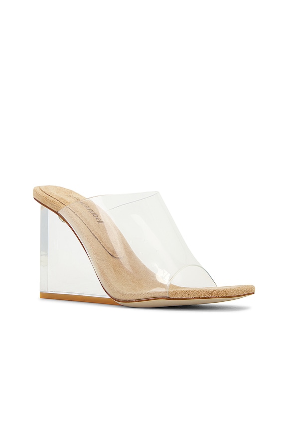 view 2 of 5 ACETATE ウェッジサンダル in Clear