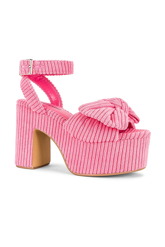 view 2 of 5 ZAPATILLAS ABIERTAS PIC-NIC in Pink Stripe Terrycloth