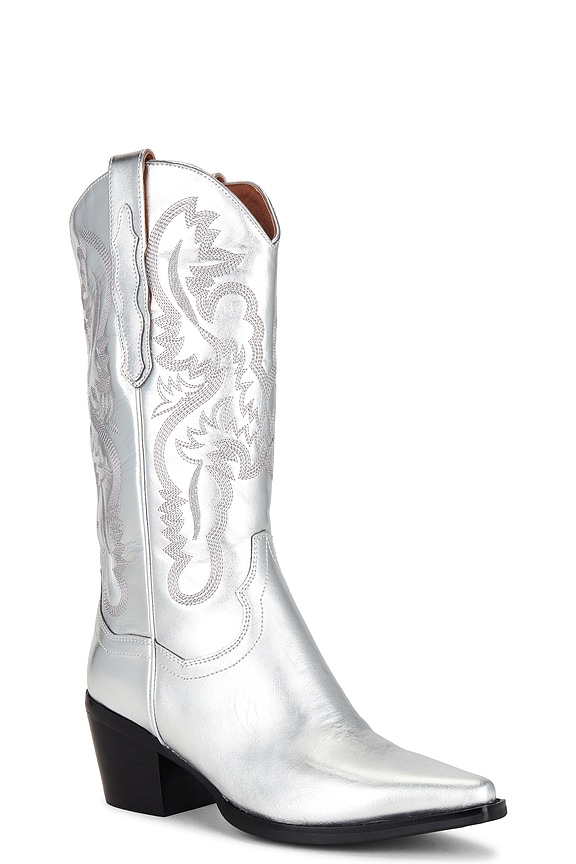 view 2 of 5 x REVOLVE The Kid Cowboy Boot in Silver