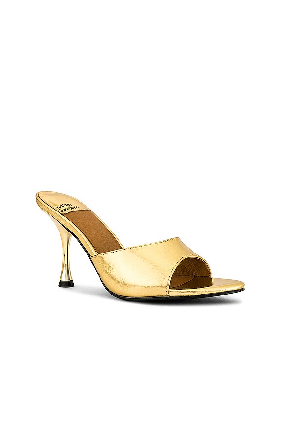 view 2 of 5 PANTUFLAS AGENT in Gold Metallic