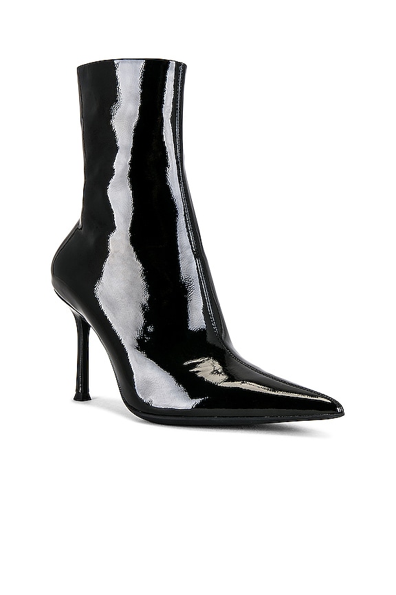 view 2 of 5 DARING 부츠 in Black Crinkle Patent