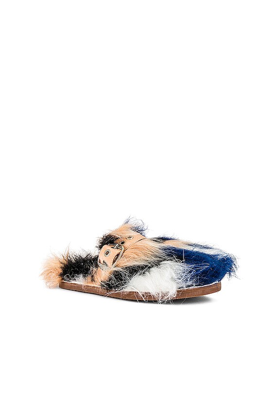 view 2 of 5 Rlxathome Slipper in Beige Blue Combo