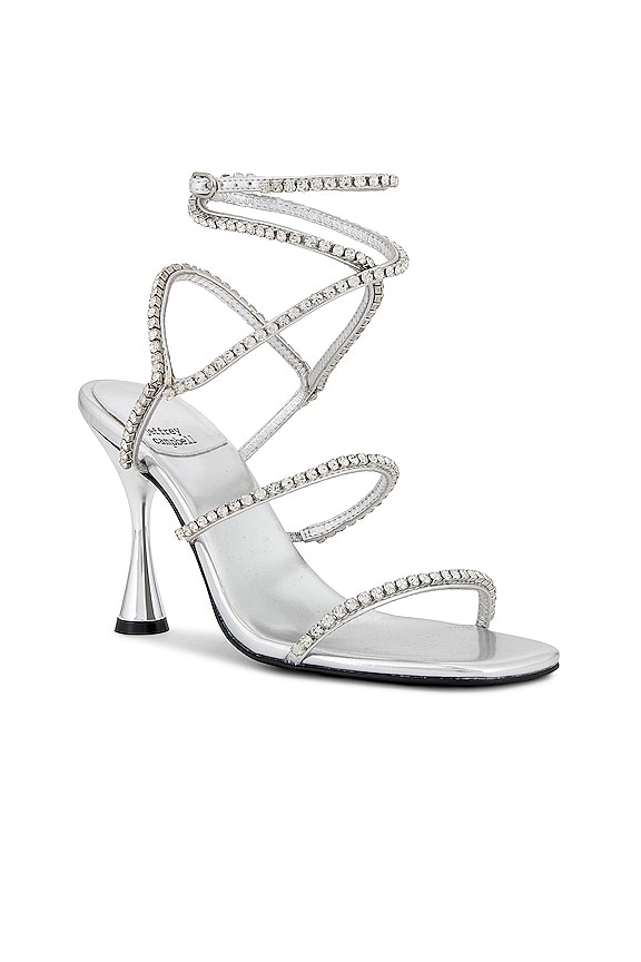 view 2 of 5 SANDALES GLAMOROUS in White & Silver