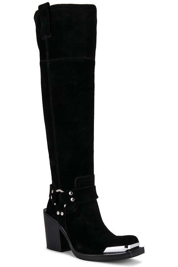 view 2 of 5 BOTTINES MAZATLAN in Black & Silver
