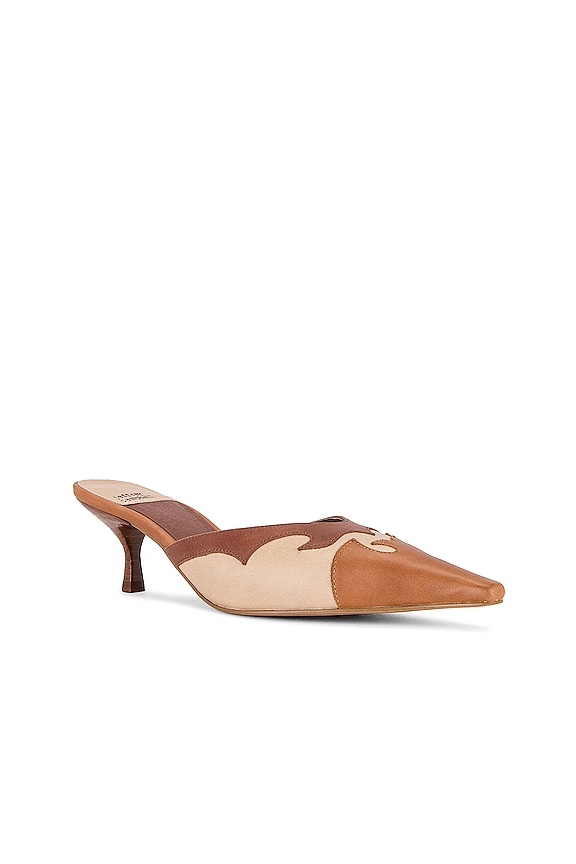 view 2 of 5 MULES DILETTANTE in Beige & Tan