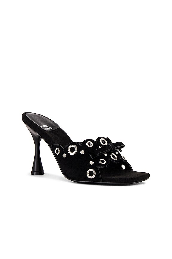 view 2 of 5 Odorn Mule in Black Suede Silver