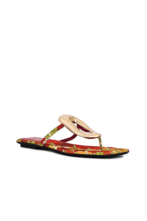 view 2 of 5 LINQUES-2 サンダル in Orange Multi Floral