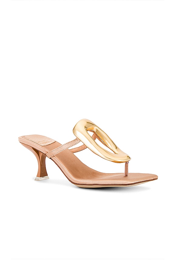 view 2 of 5 Linq-Up Sandal in Natural Satin Gold
