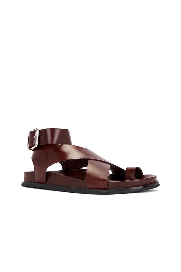 view 2 of 5 SANDALES HVAR in Dark Brown