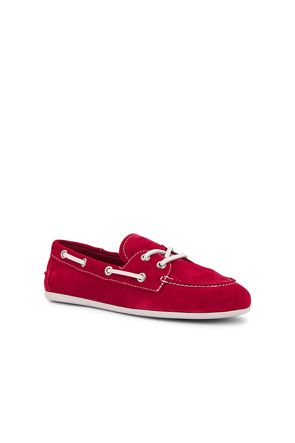 view 2 of 5 Boast Flat in Red Suede White