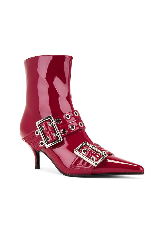 view 2 of 5 UP-2-DATE 부츠 in Red Patent