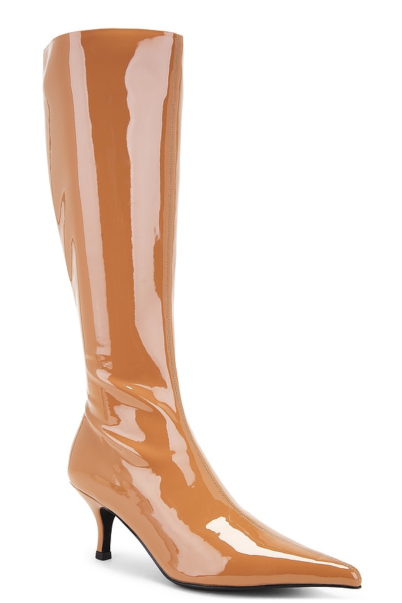 view 2 of 5 DISTANT-HI 부츠 in Tan Patent