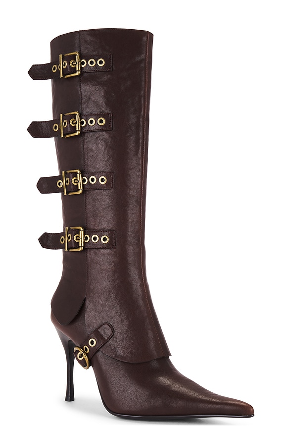 view 2 of 5 САПОГИ CORSETED in Brown Bronze