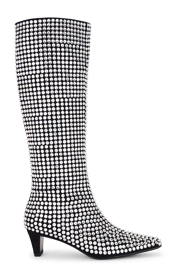 view 1 of 5 Outwest-KJ Boot in Black Suede Silver