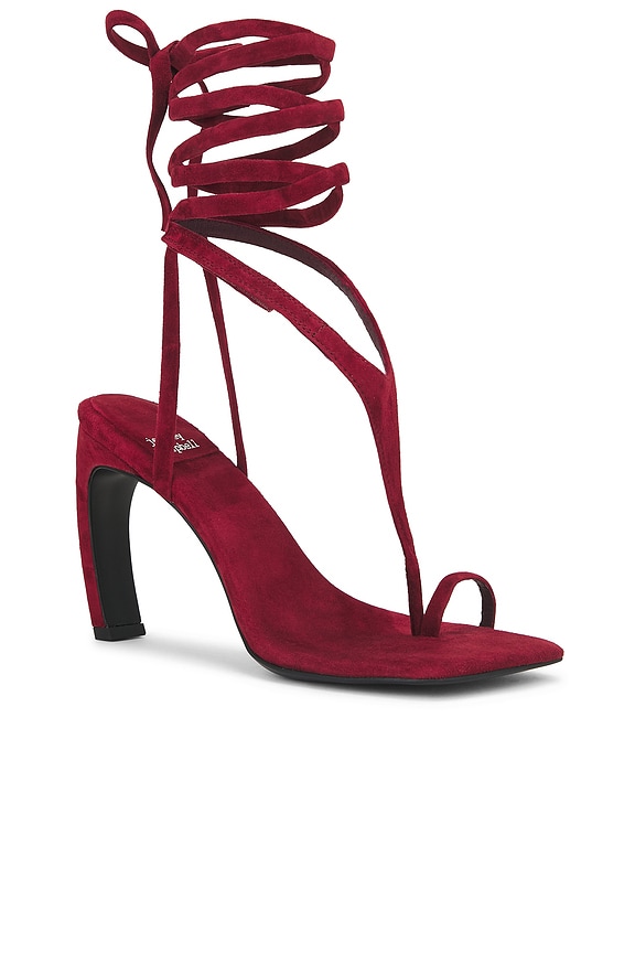 view 2 of 5 BON-BON 힐 in Wine Suede