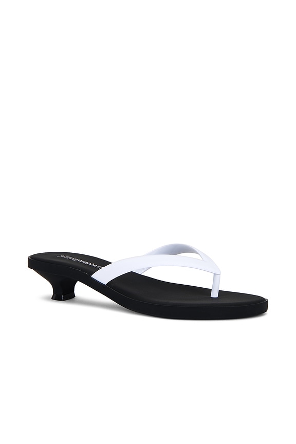 view 2 of 5 Lollipop Sandals in White Black Matte
