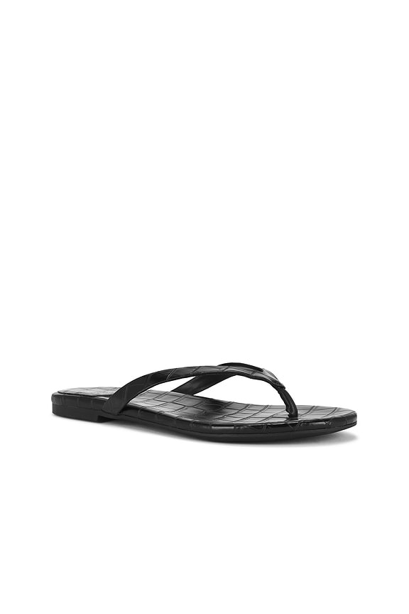 view 2 of 5 Kierra Slippers in Black Croco