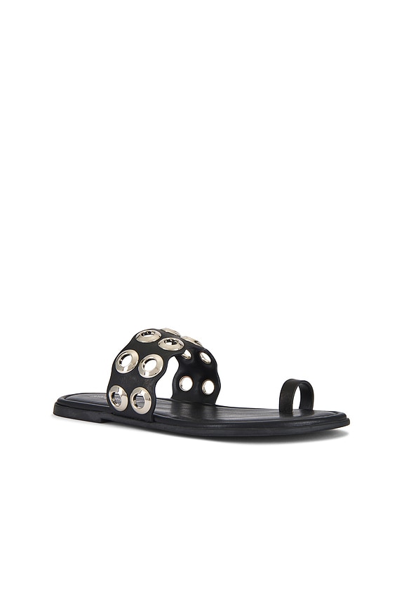 view 2 of 5 Taren Sandals in Black Silver