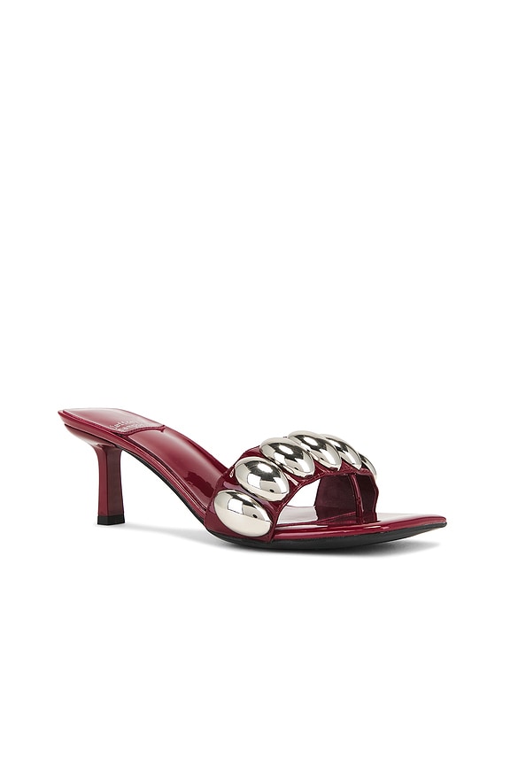 view 2 of 5 САНДАЛИИ CAPTURE in Cherry Red Patent Silver