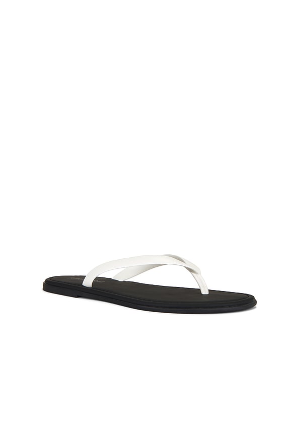 view 2 of 5 Beached Sandal in White & Black