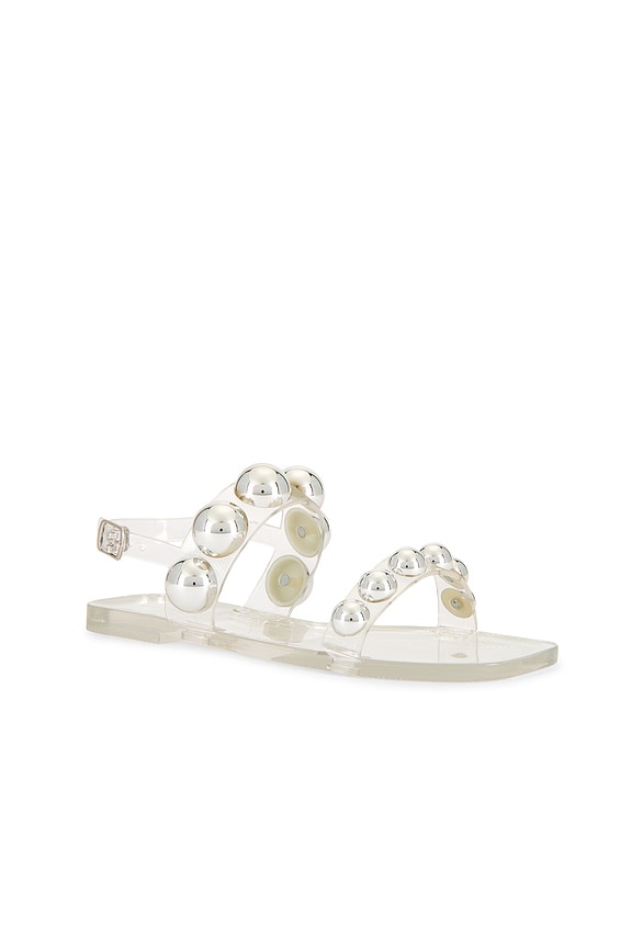 view 2 of 5 Gumdrop Sandal in Clear Silver
