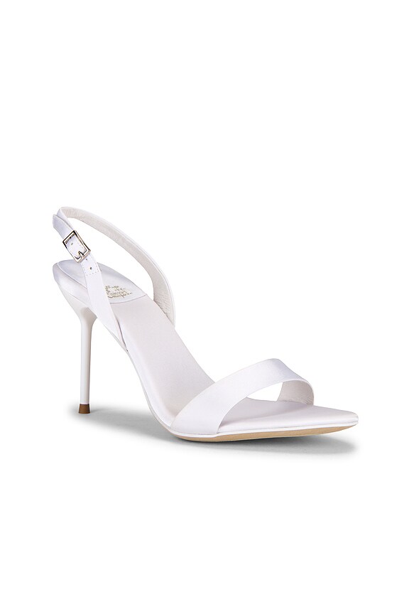 view 2 of 5 Go-getter Sandal in White Satin