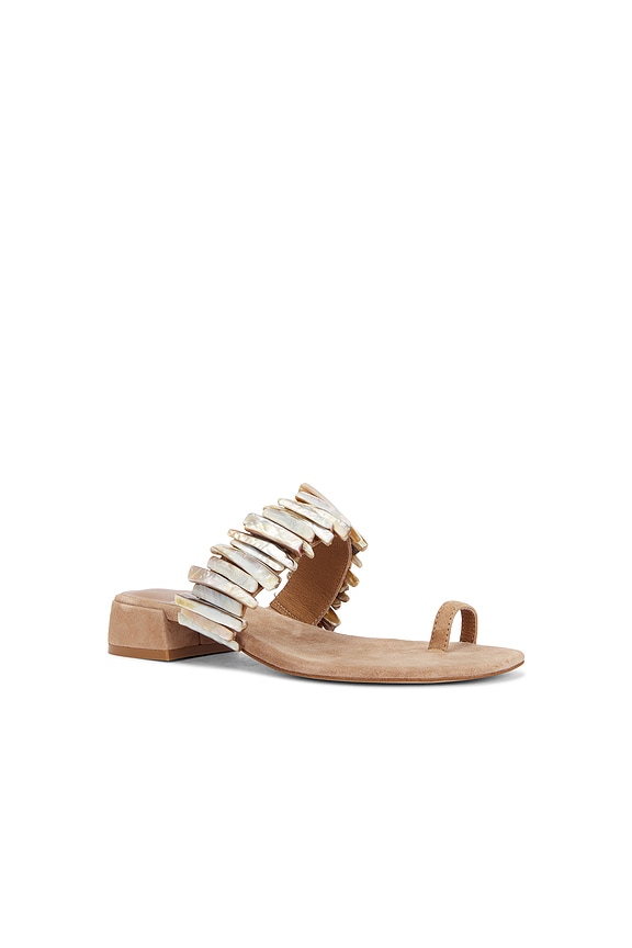 view 2 of 5 Undine-S Sandal in Beige Suede Combo