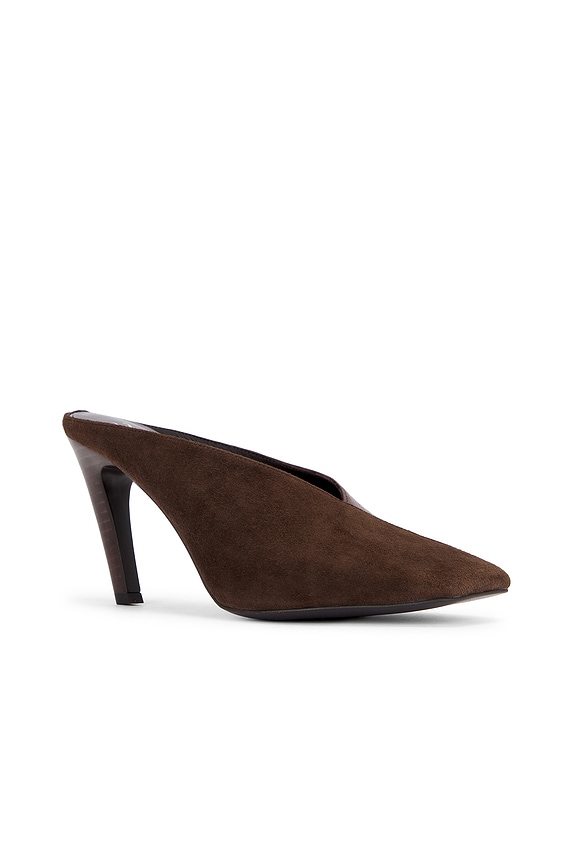 view 2 of 5 PANTUNFLA HOOF-IT in Coffee Suede Combo